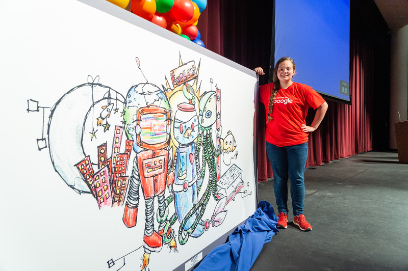 Usd 469 Gwynevere Buie Named Kansas Doodle For Google Art Contest Winner